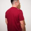 Burgundy / White T-Shirt - Image 2