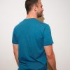 Petrol Blue / Burgundy T-Shirt - Image 2