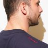 Navy Blue / Burgundy T-Shirt - Image 3